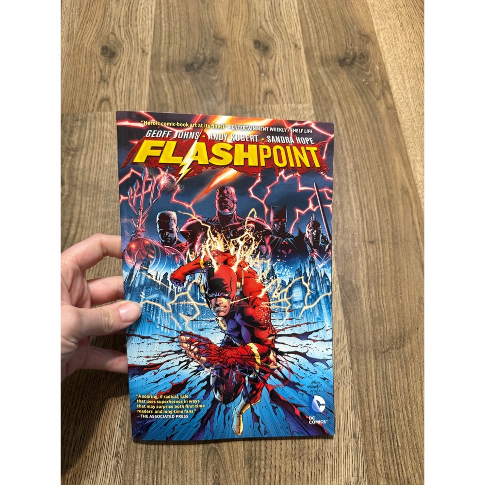 DC Comics Flashpoint Graphic Novel Unisex Adult OS Multi-Color Adult Excellent